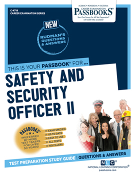 Paperback Safety and Security Officer II (C-4719): Passbooks Study Guide Volume 4719 Book