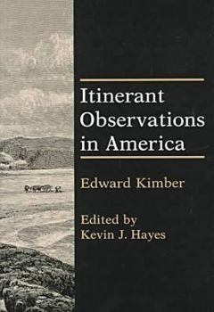 Hardcover Itinerant Observations in America Book