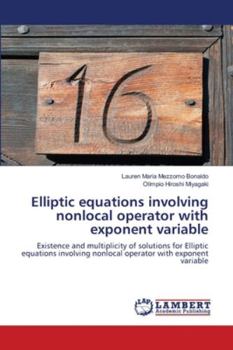 Paperback Elliptic equations involving nonlocal operator with exponent variable Book