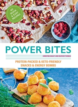 Hardcover Power Bites: Protein-Packed & Keto-Friendly Snacks & Energy Bombs Book