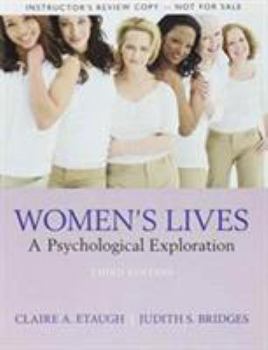 Hardcover Women's Lives: A Psychological Exploration, Instructor's Review Copy Book