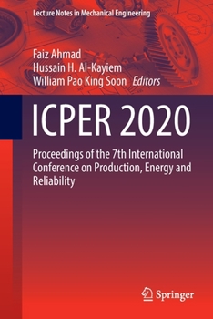 Paperback Icper 2020: Proceedings of the 7th International Conference on Production, Energy and Reliability Book