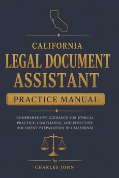 Paperback California Legal document Assistant: Practice Manual Book