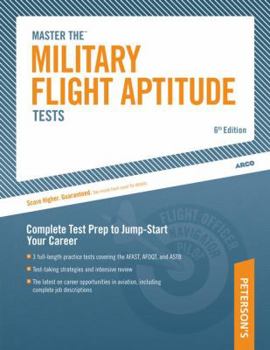 Paperback Military Flight Aptitute Tests Book