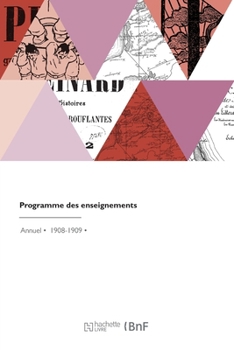 Paperback Programme des enseignements [French] Book
