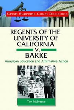 Library Binding Regents of the University of California V. Bakke Book