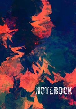 Abstract Minimalist Dot Grid Notebook | 7x10 125 dot grid pages| Matte Abstract Art Matte Silk Cover with sturdy white pages notebook