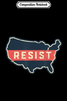 Composition Notebook: Keep Rising and Resisting Pro Democracy  Journal/Notebook Blank Lined Ruled 6x9 100 Pages