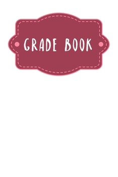 Grade Book: Grade booklet for pupils and students - Design: Black Flower