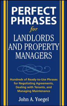 Paperback Perfect Phrases for Landlords and Property Managers Book