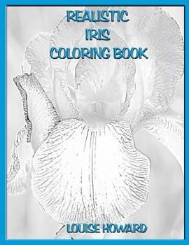 Paperback Realistic Iris Coloring Book