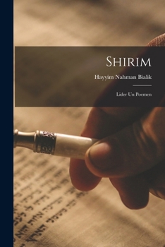Shirim: Lider Un Poemen - Primary Source Edition
