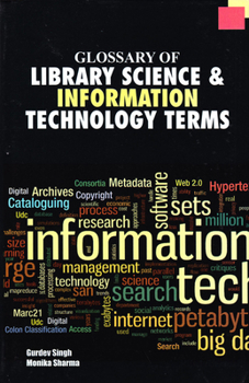 Hardcover Glossary of Library Science and Information Technology Terms Book