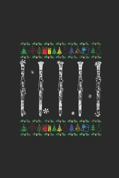 Paperback Christmas Clarinet: Graph Paper Notebook (6" x 9" - 120 pages) Christmas Themed Notebook for Daily Journal, Diary, and Gift Book