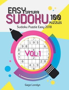 Paperback Easy Samurai Sudoku 100 Puzzles Vol.1: Sudoku Puzzle Easy 2018 Book