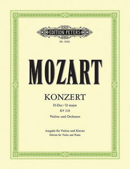 Paperback Violin Concerto No. 4 in D K218 (Edition for Violin and Piano): Cadenzas by Joseph Joachim and Ferdinand David/David Oistrakh Book