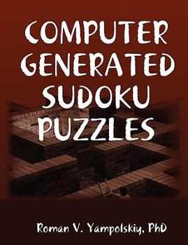 Paperback Computer Generated Sudoku Puzzles Book
