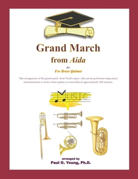Paperback Grand March from Aida: for Brass Quintet Book