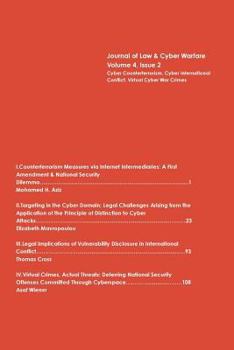 Paperback Cyber Counterterrorism, Cyber International Conflict, Virtual Cyber War Crimes Book