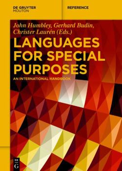 Hardcover Languages for Special Purposes: An International Handbook (De Gruyter Reference) Book