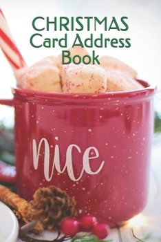 Paperback Christmas Card Address Book