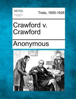 Paperback Crawford V. Crawford Book