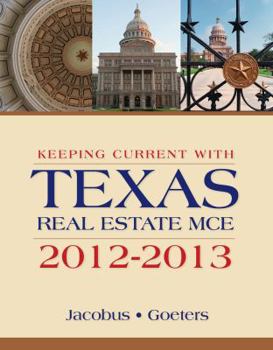Paperback Keeping Current with Texas Real Estate McE 2012-2013 Book