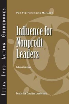 Paperback Influence for Nonprofit Leaders Book