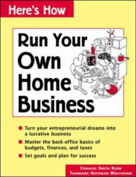 Paperback Run Your Own Home Business (Here's How) Book
