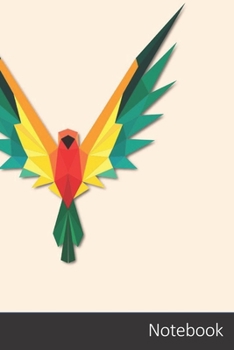 Paperback Notebook: ポリゴン鳥、ポリゴン、ポリゴӥ Book