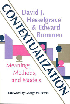 Paperback Contextualization: Meanings, Methods and Models Book