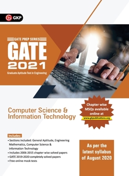 Paperback GATE 2021 - Guide - Computer Science and Information Technology (New syllabus added) Book