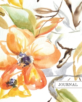 Golden Sunshine Flowers Journal: Blank Lightly Lined Journal Diary To Write In