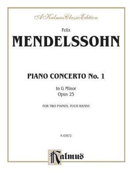 Paperback Piano Concerto No. 1 in G Minor, Op. 25 (Kalmus Edition) Book