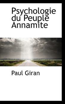 Paperback Psychologie Du Peuple Annamite Book