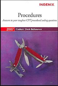 Paperback Coders' Desk Reference: Procedures 2007 Book