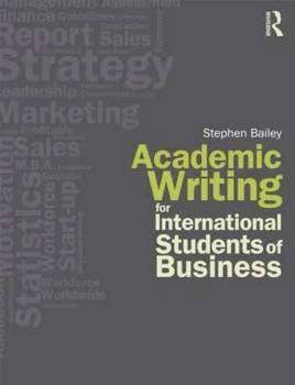 Paperback Academic Writing for International Students of Business Book