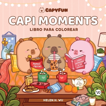 Paperback Capi Moments: Libro para colorear [Spanish] Book