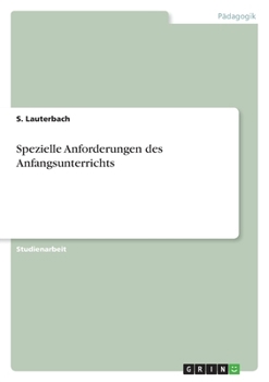 Paperback Spezielle Anforderungen des Anfangsunterrichts [German] Book