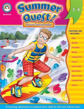 Paperback Summer Quest™, Grades 3 - 4 Book