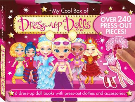 Paperback My Cool Box of Dress-Up Dolls Book