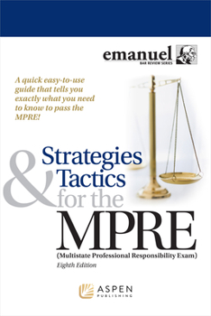 Paperback Strategies & Tactics for the Mpre Book