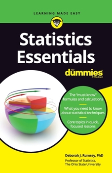 Paperback Statistics Essentials for Dummies Book