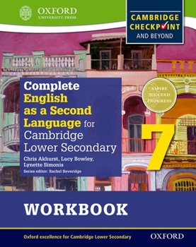 Paperback Complete English as a Second Language for Cambridge Lower Secondary Workbook 7 & CD Book