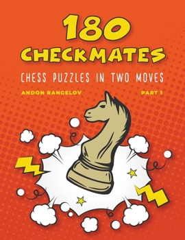 Paperback 180 Checkmates Chess Puzzles in Two Moves, Part 1 Book