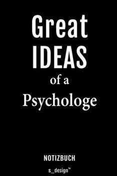 Notizbuch für Psychologen / Psychologe / Psychologin: Originelle Geschenk-Idee [120 Seiten liniertes blanko Papier] (German Edition)