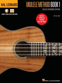 Paperback Hal Leonard Ukulele Method Deluxe Beginner Edition: Includes Book, Video and Audio All in One! Book