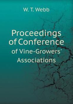 Paperback Proceedings of Conference of Vine-Growers' Associations Book