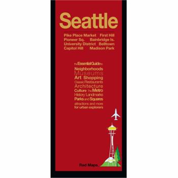 Map Red Map Seattle City Travel Map Book