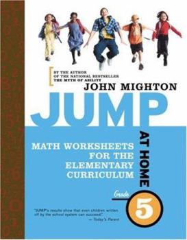 Paperback Jump at Home Grade 5: Math Worksheets for the Elementary Curriculum Book